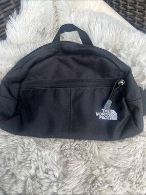 The North Face Black Waist Pack with Front Zip Pocket